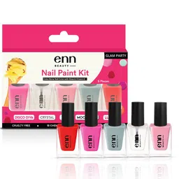 ENN Set of 5 Nail Paint Kit 20 ml each - Glam Party-38