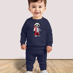 MITANSH Boys Printed Sweatshirt With Trousers-picture-12