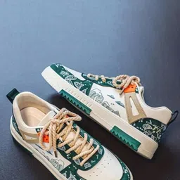 Ifah Women Printed Canvas Sneakers-image-66