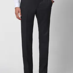 Peter England Men Slim Fit Trousers-image-18