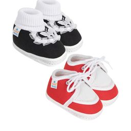 NESKA MODA Black Cotton Booties-image-35