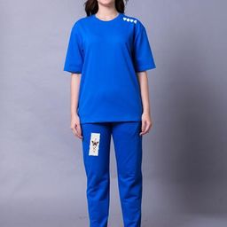 Lazy Lush Printed Pure Cotton T-Shirt & Joggers Co-Ord Set-picture-47