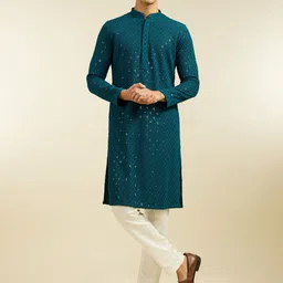 Diwas by Manyavar Men Embroidered Sequinned Kurta-44