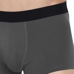 LOGGERHEAD Men Pack Of 2 Cotton Outer Elastic Trunk LHFT004-Maroon-Anthra-Maroon-Anthra image 5