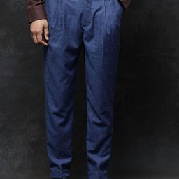 RARE RABBIT Men Loose Fit Formal Trousers-image-78