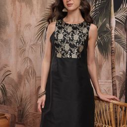 Sangria Women Regular Gotta Patti Kurta with Salwar-picture-7