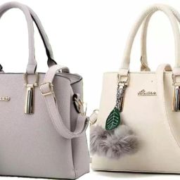 Women Purple, Beige Hand-held Bag-image-57