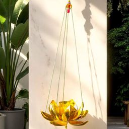 Kreative Arts Gold-Toned Candle Holder-image-79