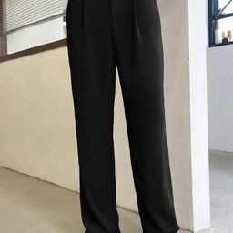 Next One Men Smart Easy Wash Loose Fit Korean Trousers-picture-27
