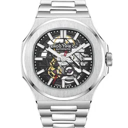 ZEROO Unisex Dial & Stainless Steel Bracelet Style Straps Analogue Automatic Watch ZM003SSBK-image-76