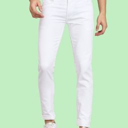 LINARIA Men Classic Slim Fit Clean Look Cotton Jeans-image-129