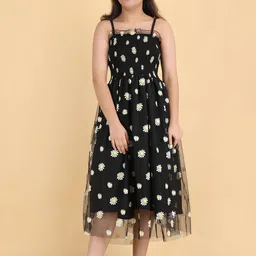 Pinly Floral Crepe Fit & Flare Midi Dress-picture-27
