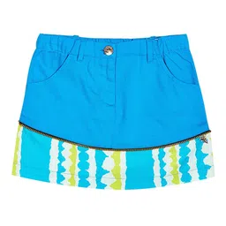 Cherry Crumble Girls Printed Pure Cotton A-Line Above Knee Skirts-picture-25