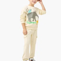 Juniors by Babyshop Boys Printed T-shirt-image-52