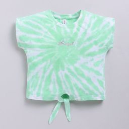 giniekids Girls Tie & Dye Dyed Cotton Top-image-53
