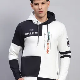 Monte Carlo Men Printed Hooded Pullover Cotton Sweatshirt-image-43