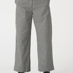 the kaatn trail Women Checked Smart Straight Fit Trousers-image-72