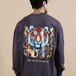 SILISOUL Men Printed Sweatshirt-image-62