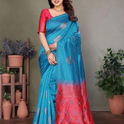 DIKONA DESIGNER Woven Design Zari Pure Silk Banarasi Saree-image-82