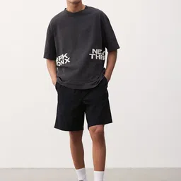 H&M Regular Fit Canvas Shorts-picture-48