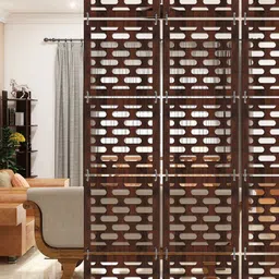 RANDOM Brown Geometric Window Blinds-picture-15