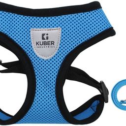 kuber industries Reflective Dog Harness With Adjustable Leash|Large Size |Blue Dog Harness & Leash-picture-28