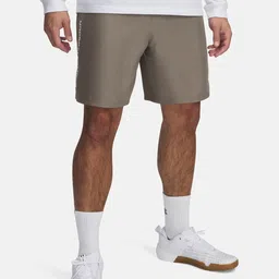 UNDER ARMOUR Tech Wordmark Men Typography Printed Loose Fit Training or Gym Sports Shorts-picture-15