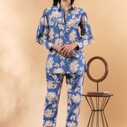 Readiprint Printed Long Sleeves Shirt With Trouser-image-53