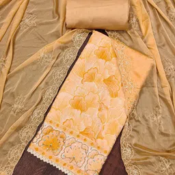 DIVASTRI Embroidered Unstitched Dress Material-image-34