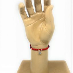 Red Silk dori smilie Star evil eye Bracelet-image-47