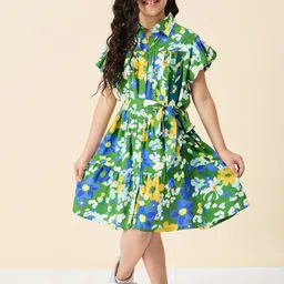 Stylo Bug Floral Print Shirt Dress-image-87