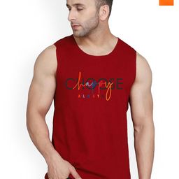 SLOWLORIS Pack Of 2 Printed Innerwear Vests VSL26 CMB(CHS MAROON)(JUST ORANGE)-image-45