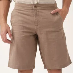 The Pant Project Men Baga Brown All Day Lounge Pure Cotton Shorts-image-37
