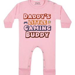 Arvesa Daddy Little Gaming Buddy Printed Bodysuit-image-99
