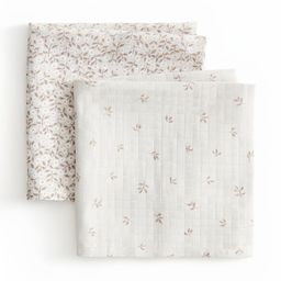 H&M Boys Pure Cotton 2-Pack Small Muslin Cloths-image-55