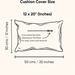 LUSHLYF Dream Tufted Cream 2 Pieces Geometric Textured Cotton Rectangle Cushion Covers-image-88