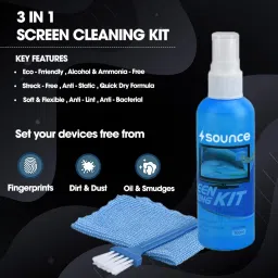 OxyTech 3 in 1 Cleaning Set for Computers, Laptops, Mobiles, Gaming image 3