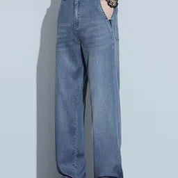 StyleCast Men Comfort Straight Fit Mid-Rise Light Fade Stretchable Jeans-picture-5