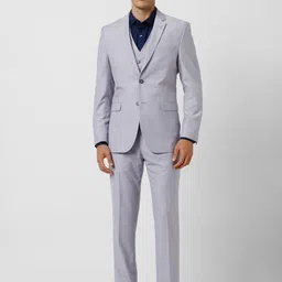 Van Heusen Slim Fit Single-Breasted Three Piece Party Suit-image-94