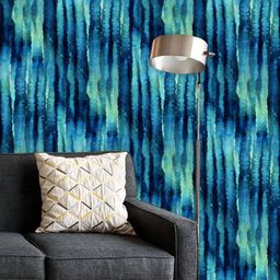 ArtzFolio Printed UV-Resistant Anti-Bacterial Shibori Ikat Batik Art Peel & Stick Wallpaper-image-73