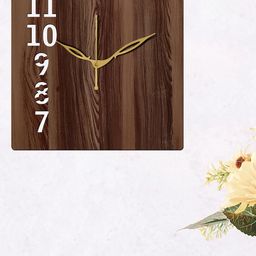 Freny Exim Brown Analogue Wood Wall Clock-image-68