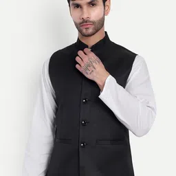 Moda Rapido Mandarin Collar Nehru Jacket-picture-37