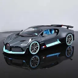 1:32 Scale Die-cast Metal Model Bugatti Divo Sport Pull Back Car Toy with Openable Doors, Light and Sound Effects for Boys Girls Kids (Multicolor, Pack of: 1)-2