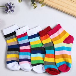 YK Infant Boys Pack Of 5 Patterned Ankle-Length Socks-8