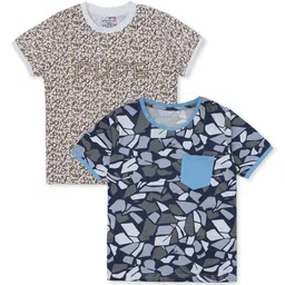Nino Togs Boys 2 Printed Bio Finish Pockets T-shirt-image-54