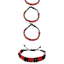 Dynamic Retail Global Unisex 4 Pieces Wraparound Bracelets-90
