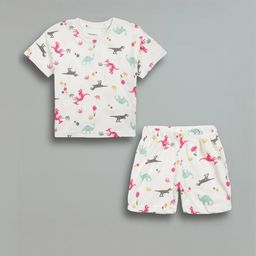 Urbanrac Boys Printed T-shirt with Shorts-image-7