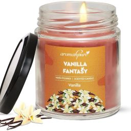 Scented Candle Soy Wax Vanilla Fragrance Candles for Home 45 Hrs Burn Time Candle-15