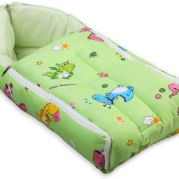 3 in 1 Baby Sleeping Bag & Carry Nest, Cotton Bed Cum Infant Portable Bassinet Sleeping Bag-image-61