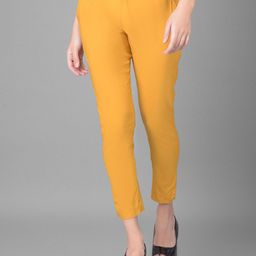 Comfort Lady Women Solid Mid-Rise Casual Regular Trouser-image-87